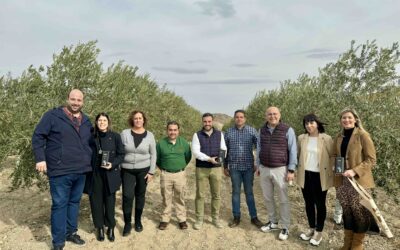 Diputación y Ayuntamiento de Huércal-Overa visitan Almazara Óleo Jarico